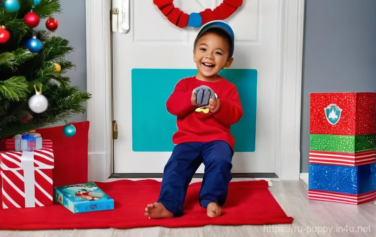 퍼피구조대 캐릭터별 장난감 리뷰 - **Children Joyfully Playing with a Paw Patrol Headquarters Playset:**
    "A heartwarming, realistic...