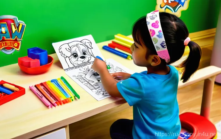 퍼피구조대 협력 브랜드 - **Prompt 2: A family enjoying a fun, Paw Patrol-themed healthy breakfast.**
    "A warm, inviting sc...